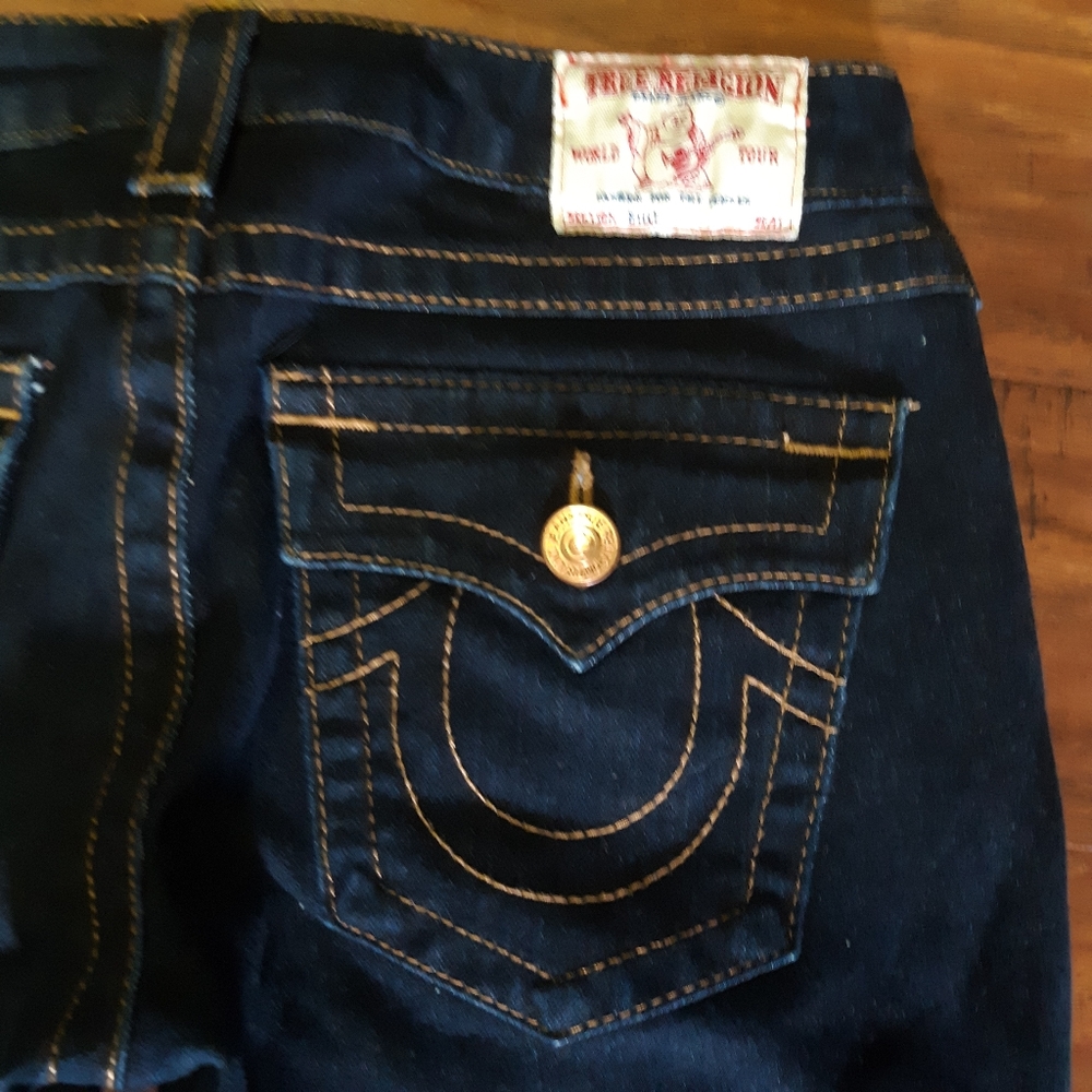 Dark blue True Religion Billy jeans